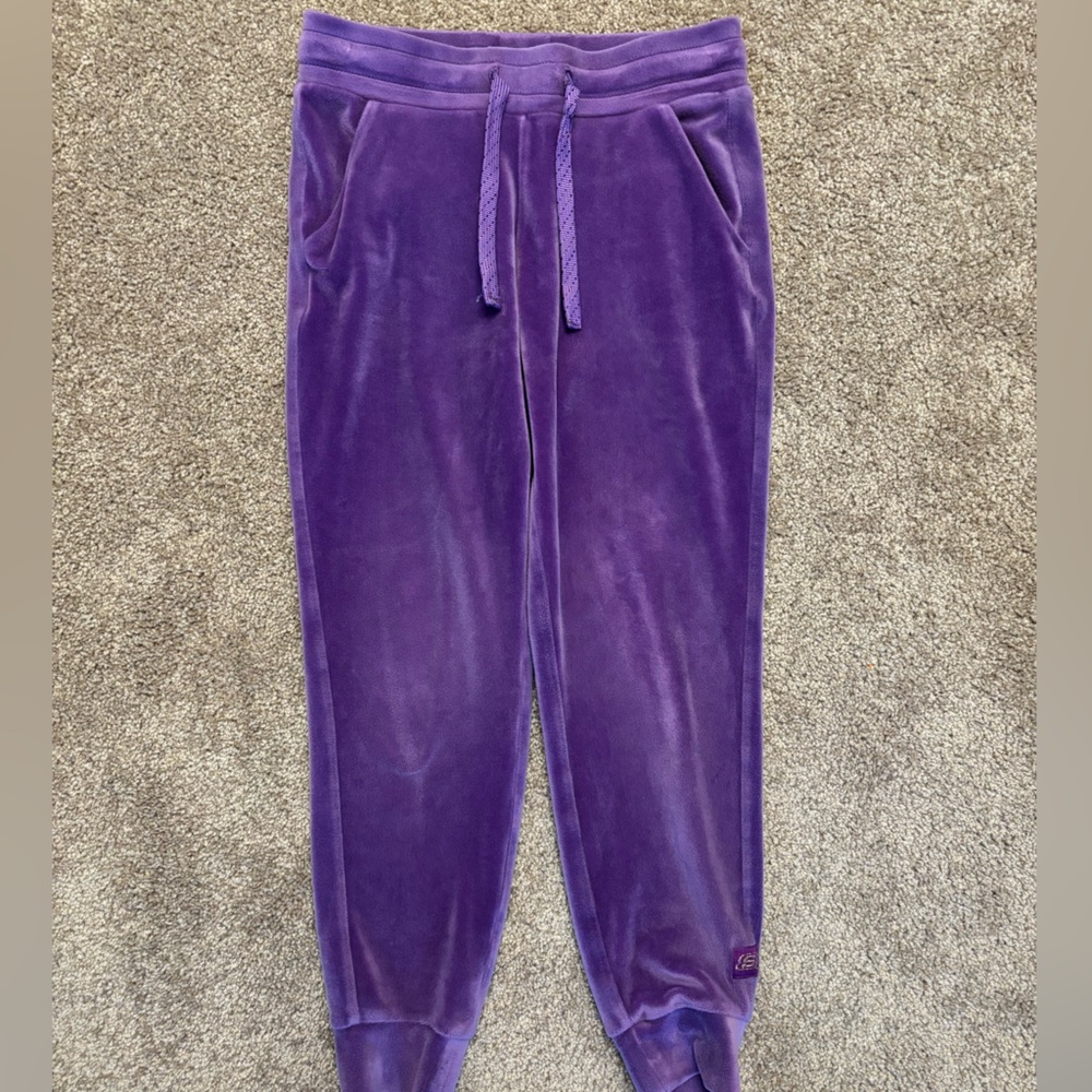Purple Velvet Overalls